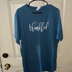 Bella Canvas Kids Teal Thankful T-Shirt